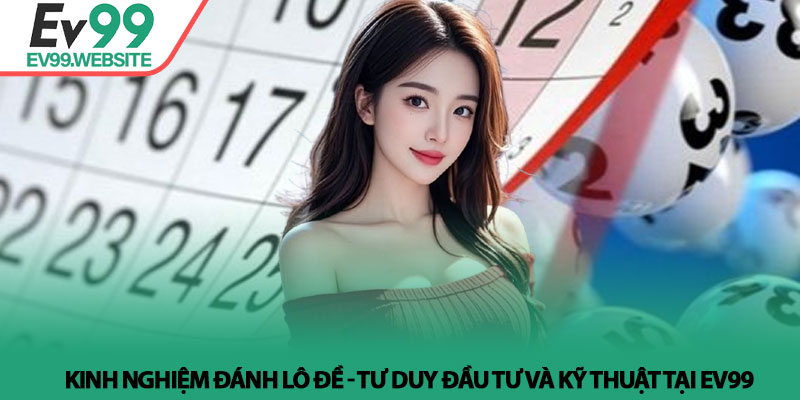 Kinh nghiệm đánh lô đề - Tư duy đầu tư và kỹ thuật tại Ev99 6 Kinh nghiệm đánh lô đề - Tư duy đầu tư và kỹ thuật tại Ev99
